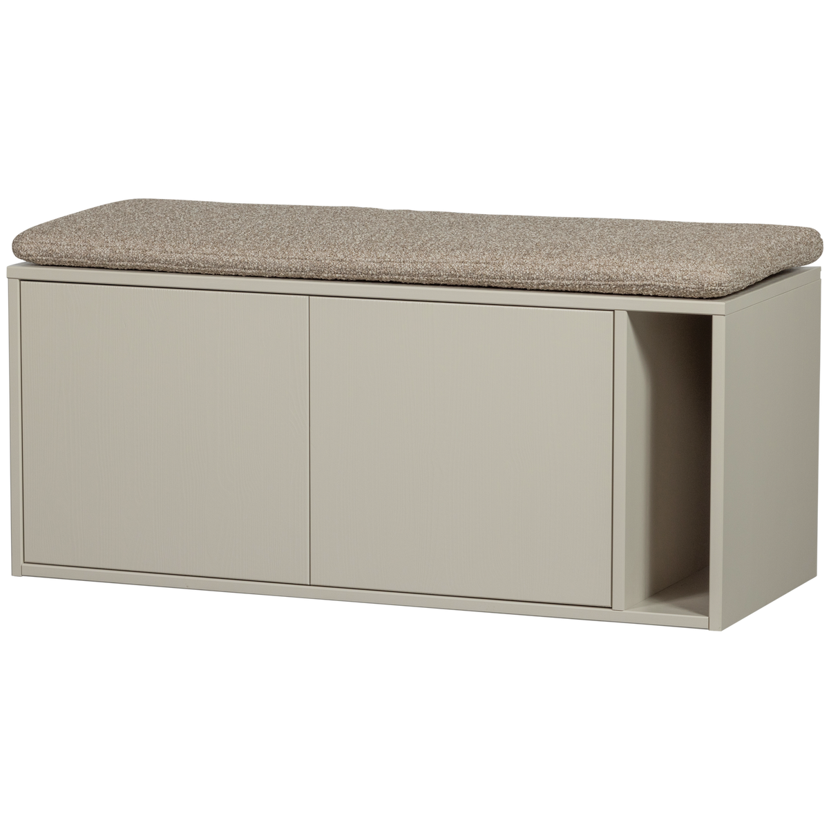 SETTLE DOWN TV UNIT/BENCH 108CM DUST WITH SEATCUSHION [fsc]
