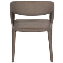 Load image into Gallery viewer, ARMS DINING CHAIR FELT BROWN