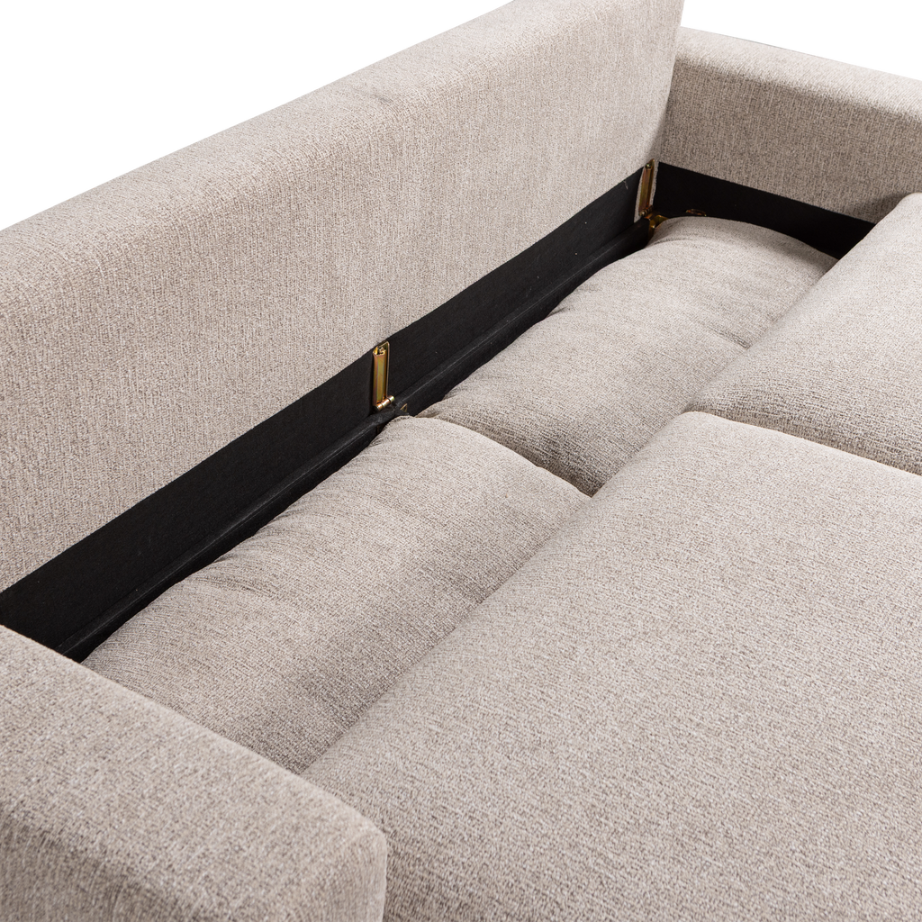 NIGHT & DAY 3-SEATER SLEEPING SOFA NATURAL MELANGE