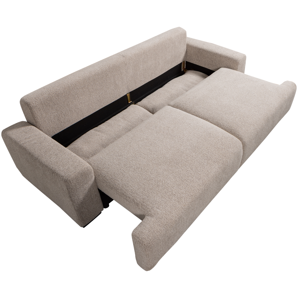 NIGHT & DAY 3-SEATER SLEEPING SOFA NATURAL MELANGE