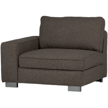 Cargar imagen en el visor de la galería, LAZY 1-SEATER ELEMENT ARM LEFT BOUCLE ANTHRACITE