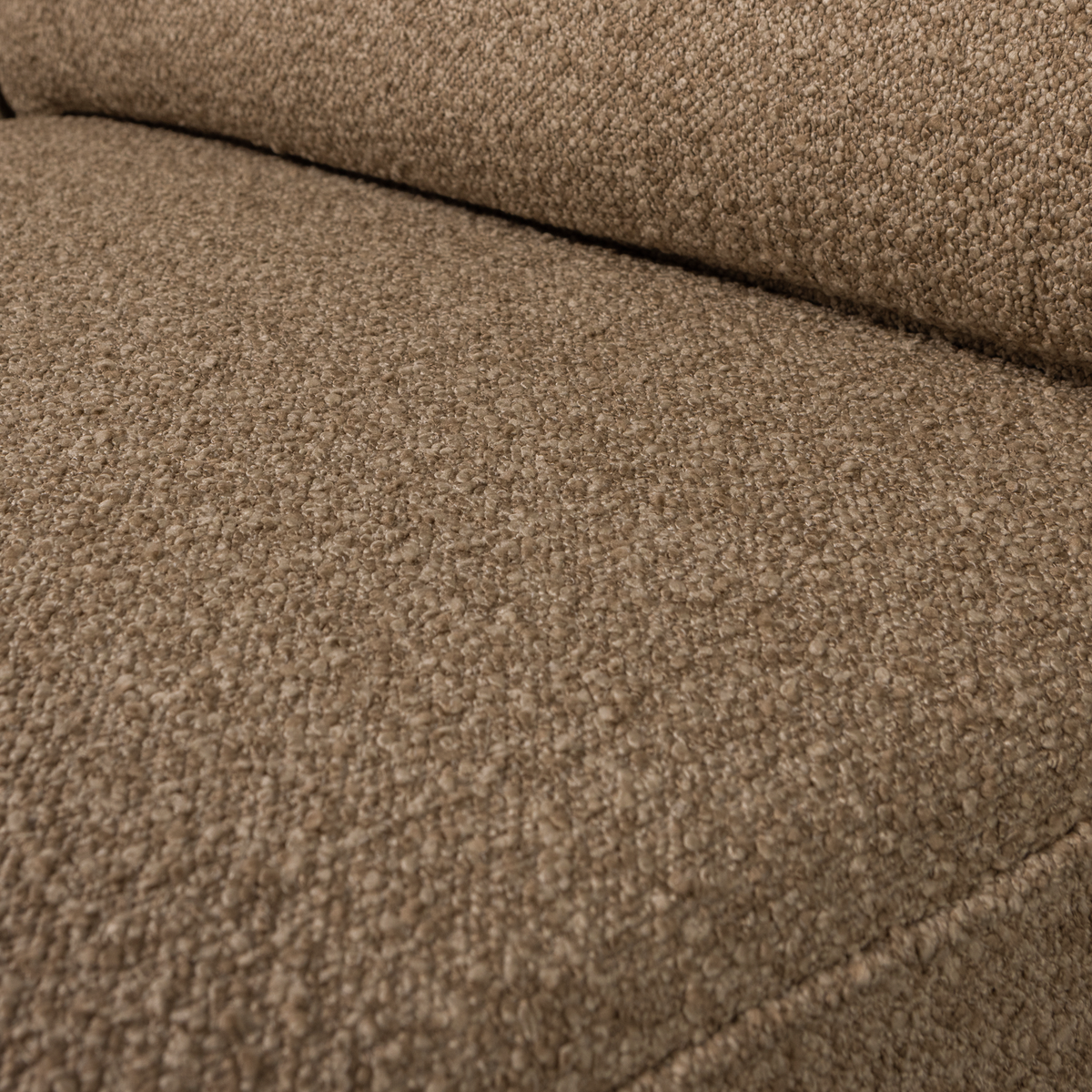 LAZY 1-SEATER ELEMENT ARM RIGHT BOUCLE BROWN