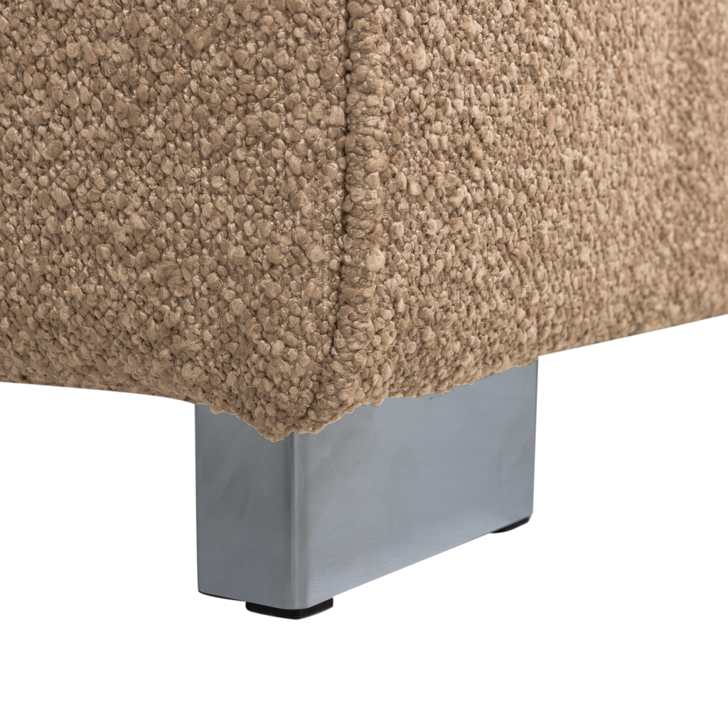 LAZY 1-SEATER ELEMENT BOUCLE BROWN