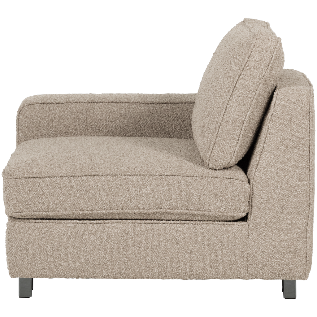 LAZY 1-SEATER ELEMENT ARM LEFT BOUCLE NATURAL