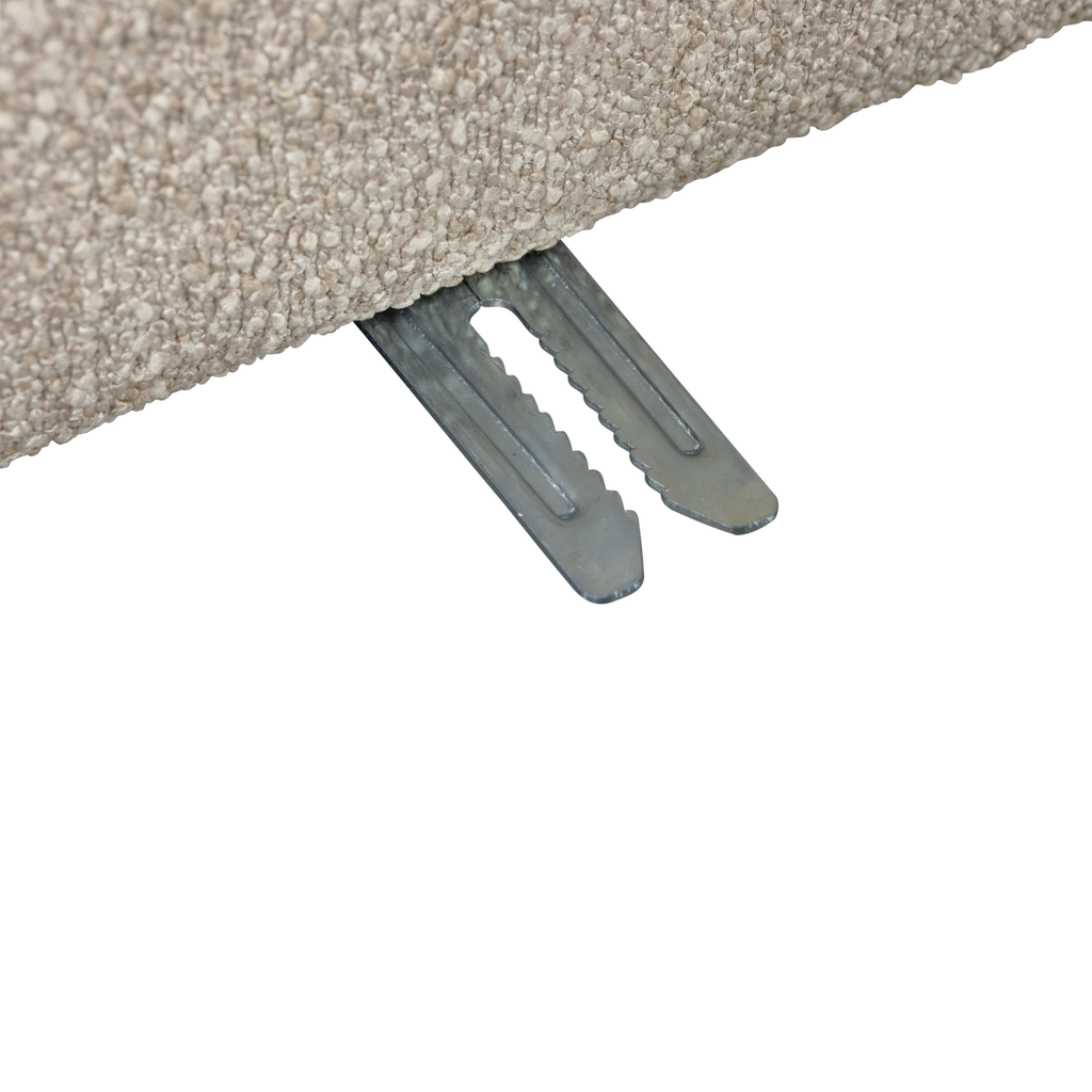 LAZY 1-SEATER ELEMENT ARM LEFT BOUCLE NATURAL