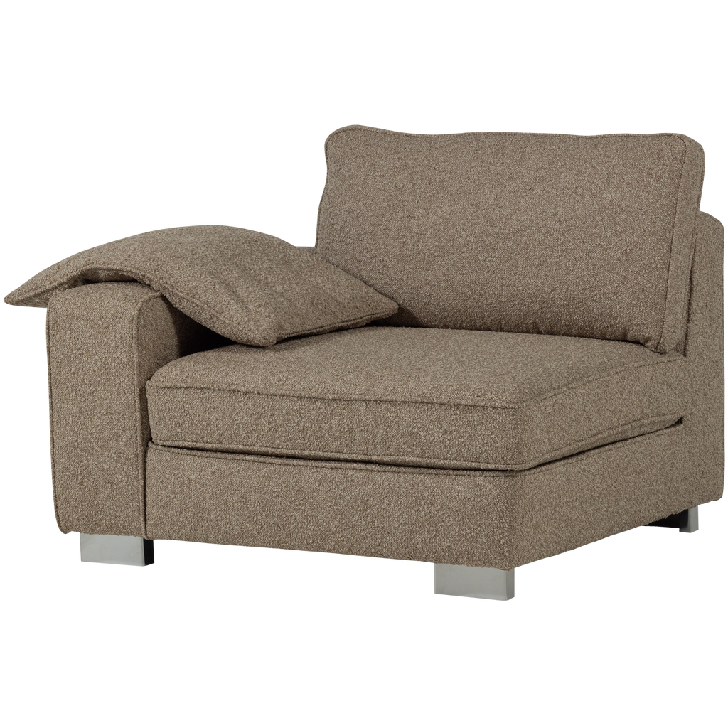 LAZY 1-SEATER ELEMENT ARM LEFT BOUCLE SAND