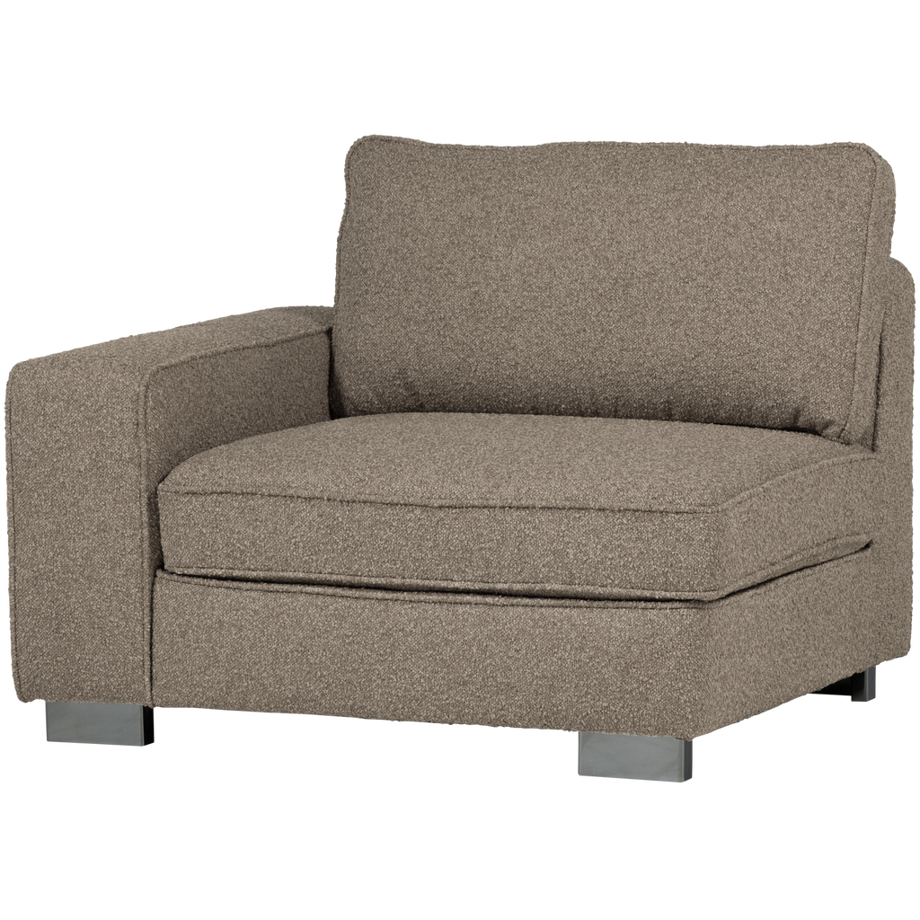 LAZY 1-SEATER ELEMENT ARM LEFT BOUCLE SAND