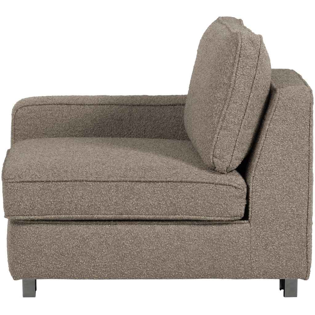 LAZY 1-SEATER ELEMENT ARM LEFT BOUCLE SAND