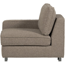 Laden Sie das Bild in den Galerie-Viewer, LAZY 1-SEATER ELEMENT ARM LEFT BOUCLE SAND