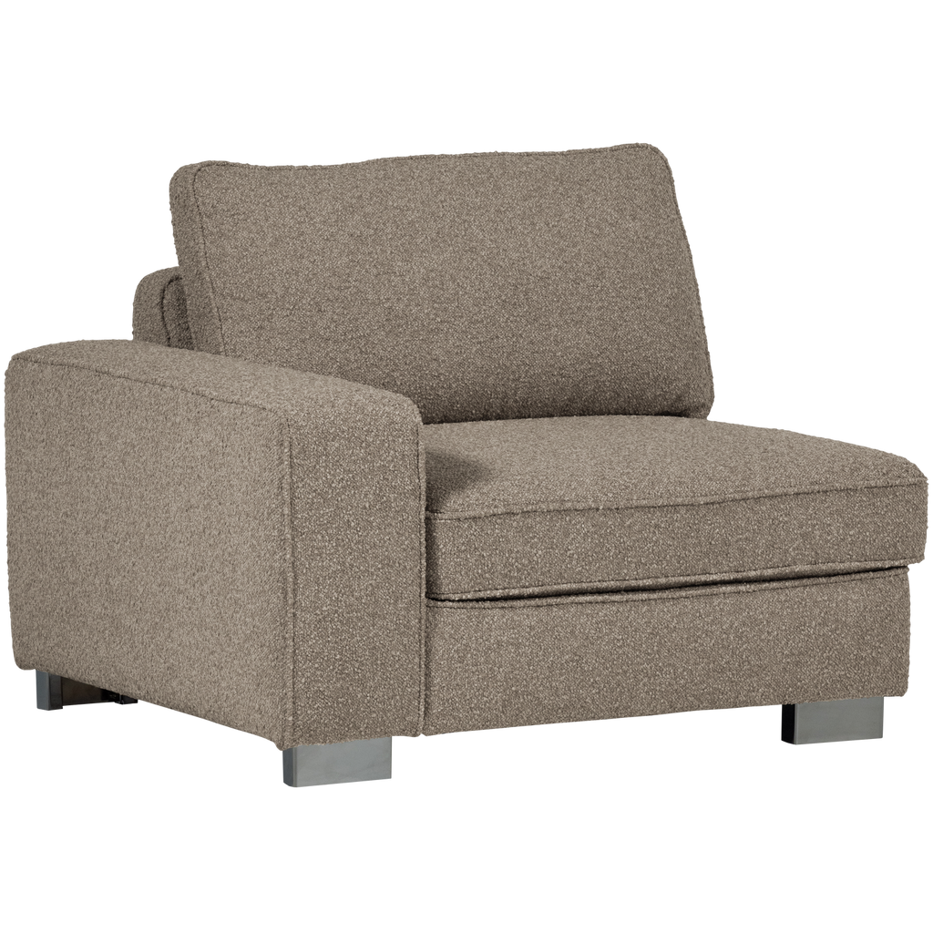 LAZY 1-SEATER ELEMENT ARM LEFT BOUCLE SAND