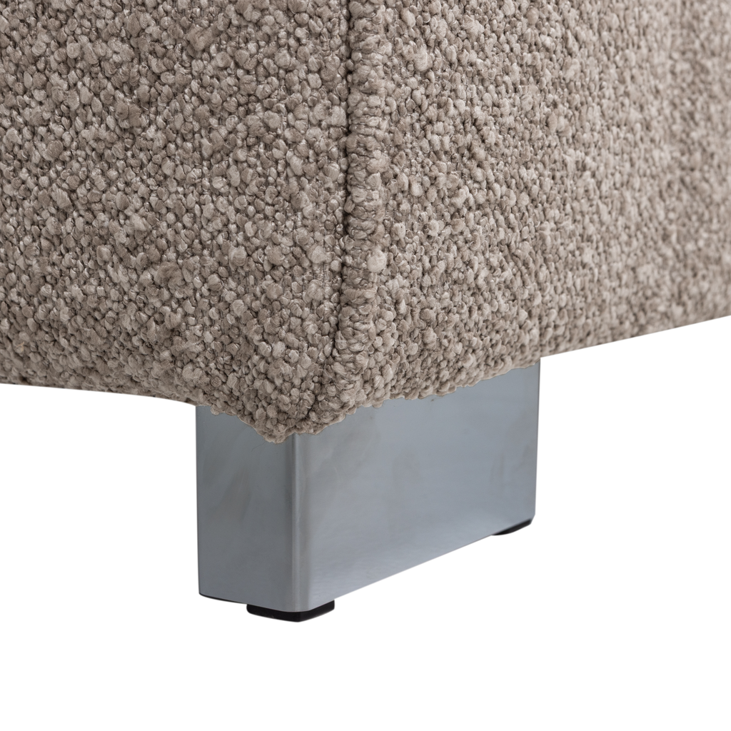 LAZY 1-SEATER ELEMENT ARM RIGHT BOUCLE SAND