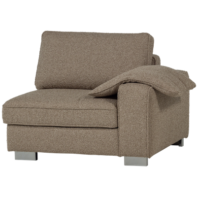LAZY 1-SEATER ELEMENT ARM RIGHT BOUCLE SAND