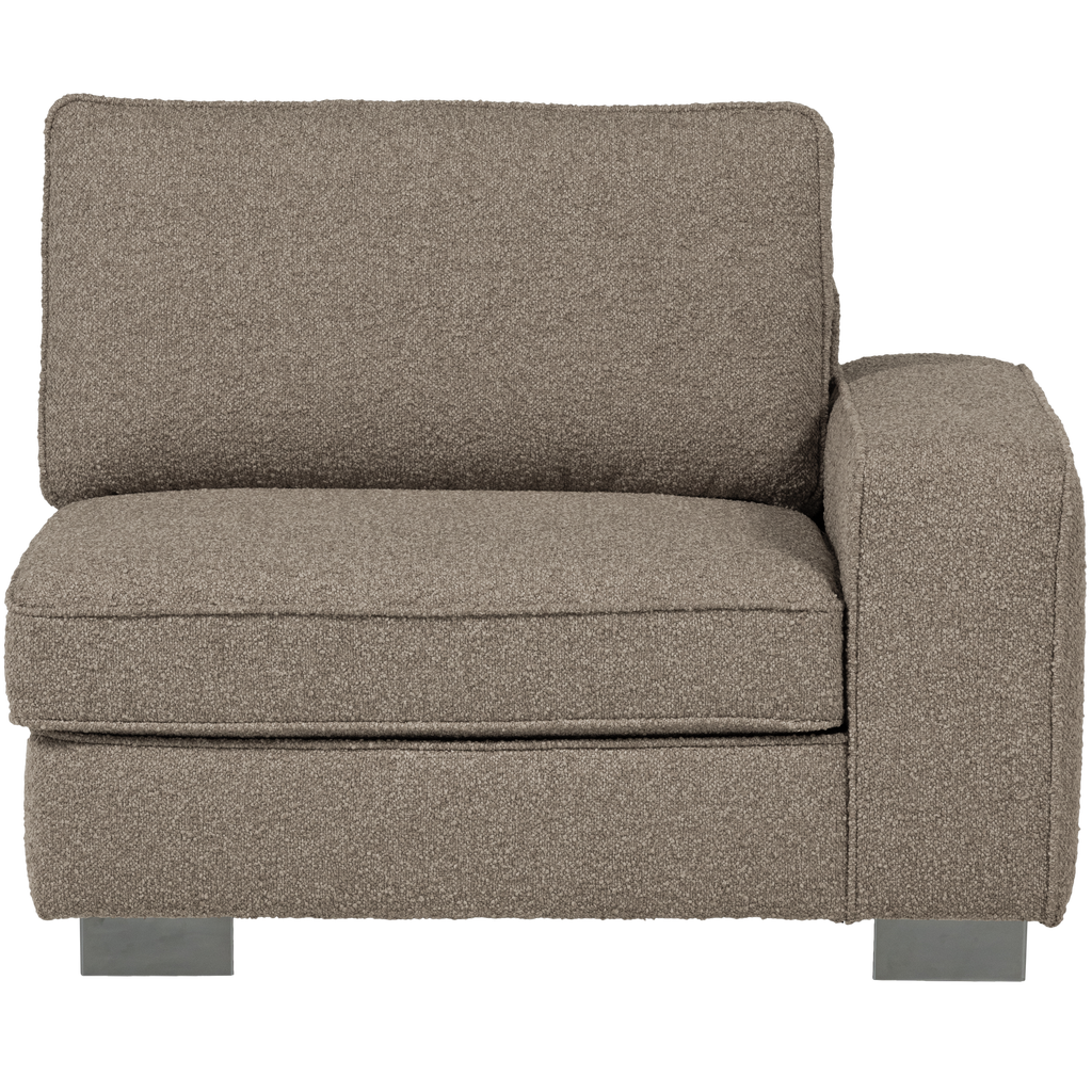 LAZY 1-SEATER ELEMENT ARM RIGHT BOUCLE SAND