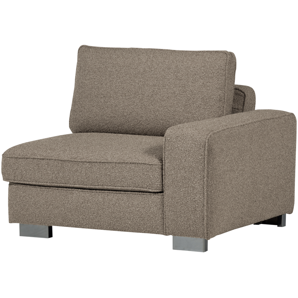 LAZY 1-SEATER ELEMENT ARM RIGHT BOUCLE SAND