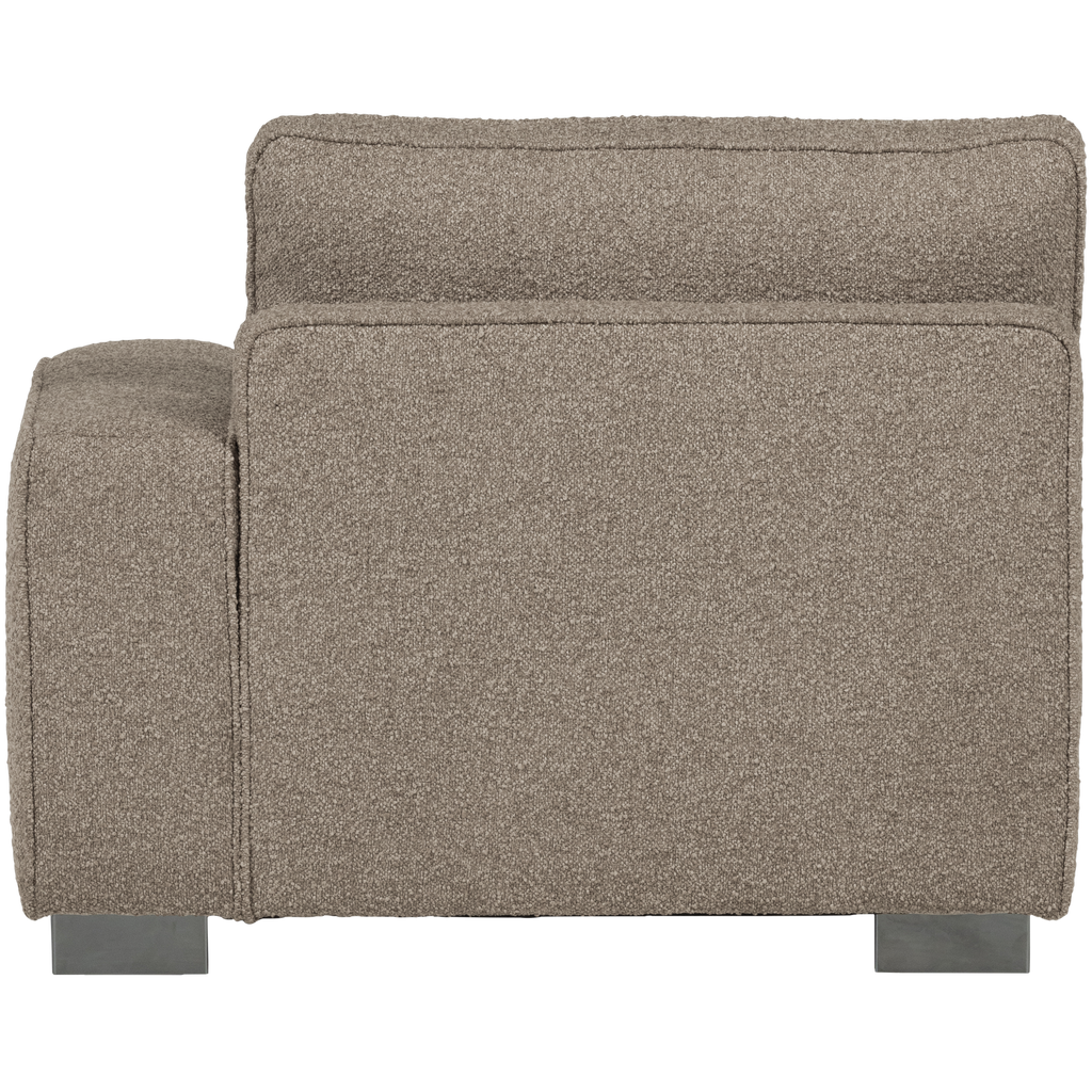 LAZY 1-SEATER ELEMENT ARM RIGHT BOUCLE SAND