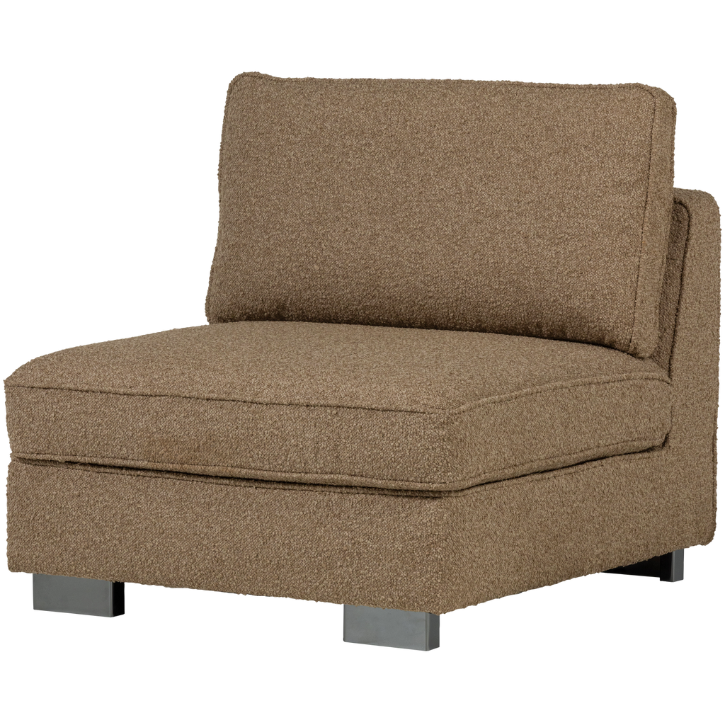LAZY 1-SEATER ELEMENT BOUCLE BROWN