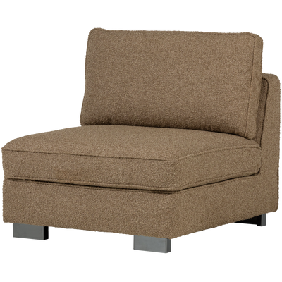 LAZY 1-SEATER ELEMENT BOUCLE BROWN