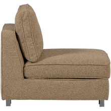 Cargar imagen en el visor de la galería, LAZY 1-SEATER ELEMENT BOUCLE BROWN