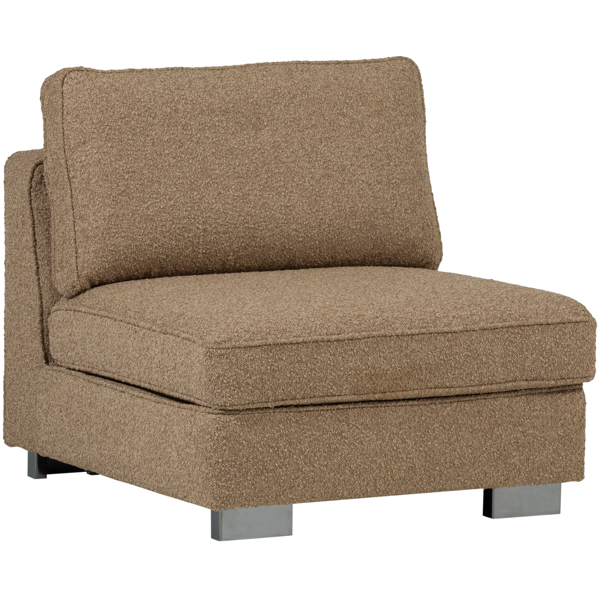 LAZY 1-SEATER ELEMENT BOUCLE BROWN