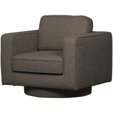 Cargar imagen en el visor de la galería, LAZY SWIVEL ARMCHAIR BOUCLE ANTHRACITE