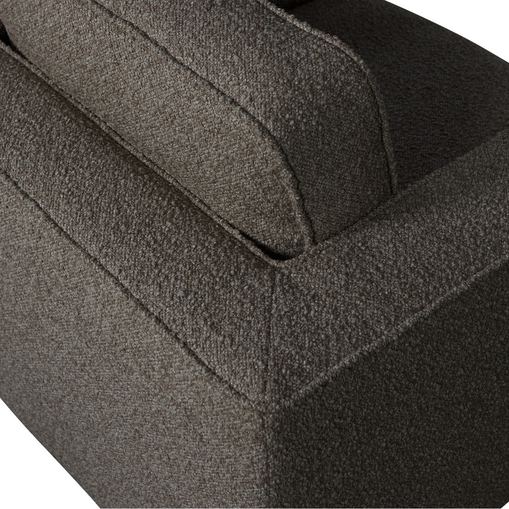 LAZY SWIVEL ARMCHAIR BOUCLE ANTHRACITE