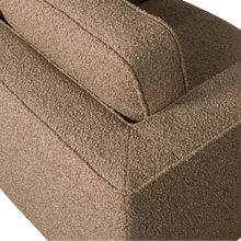 Cargar imagen en el visor de la galería, LAZY SWIVEL ARMCHAIR BOUCLE BROWN