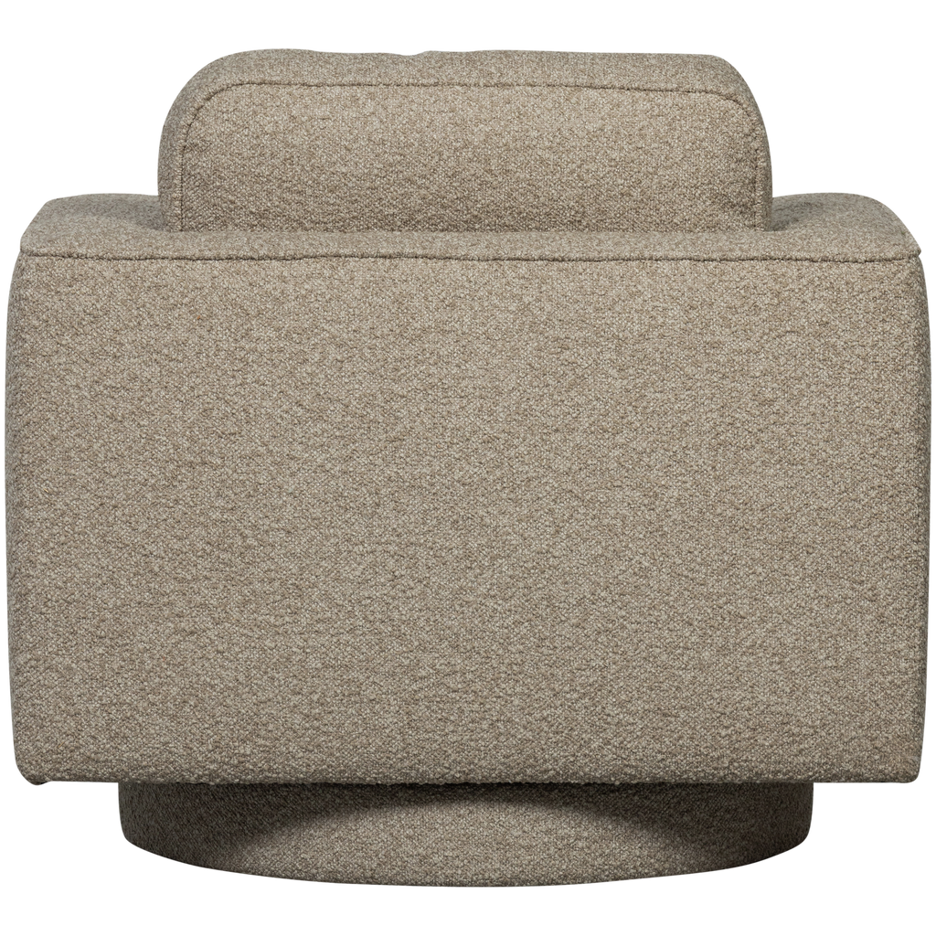 LAZY SWIVEL ARMCHAIR BOUCLE SAND