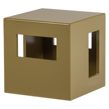 Load image into Gallery viewer, MODERN SIDE TABLE MDF WOOD HIGH GLOSS HONEY YELLOW