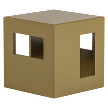 Load image into Gallery viewer, MODERN SIDE TABLE MDF WOOD HIGH GLOSS HONEY YELLOW