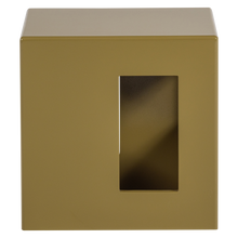 Load image into Gallery viewer, MODERN SIDE TABLE MDF WOOD HIGH GLOSS HONEY YELLOW