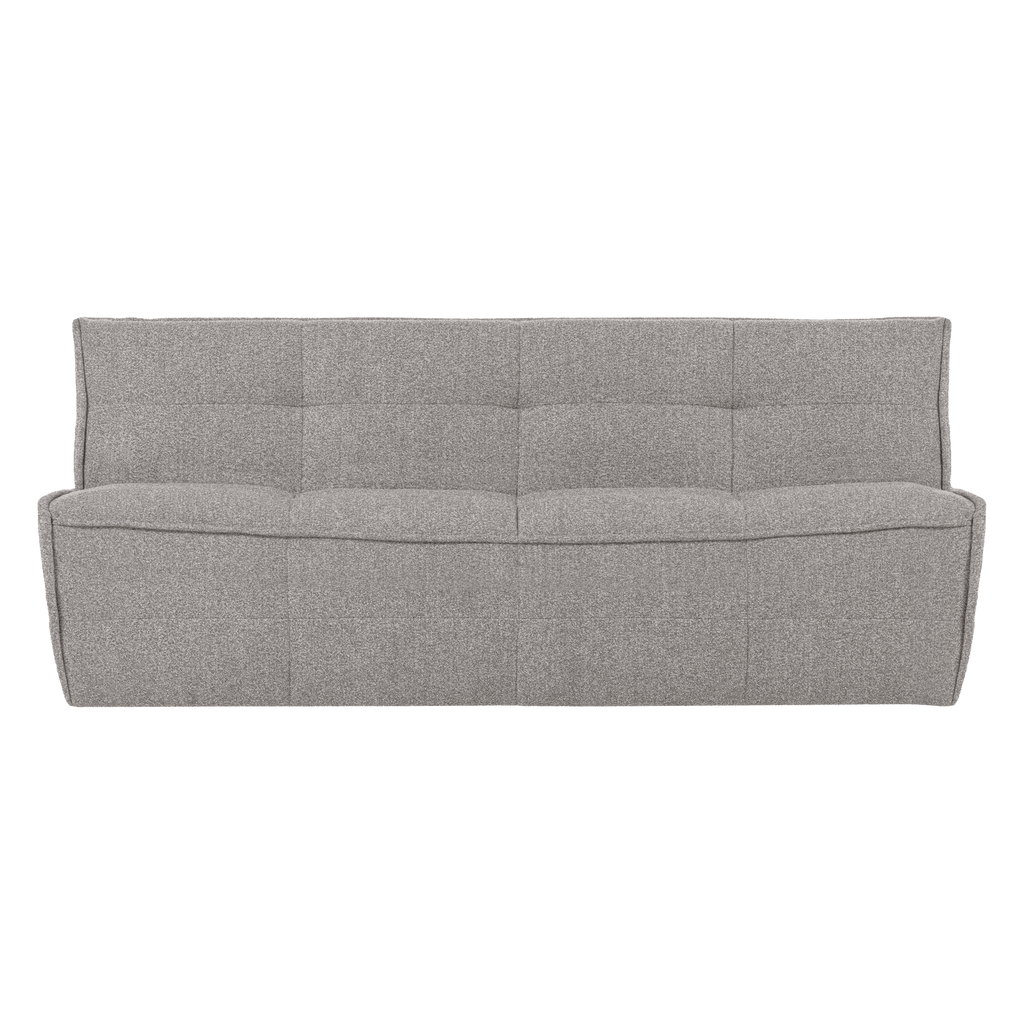 CLUSTER 3-SEATER SOFA BOUCLE WARM GREY