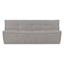 Carica l'immagine nel visualizzatore di Gallery, CLUSTER 3-SEATER SOFA BOUCLE WARM GREY
