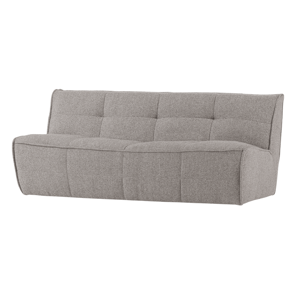 CLUSTER 3-SEATER SOFA BOUCLE WARM GREY