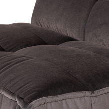 Load image into Gallery viewer, CLUSTER 1-SEATER ELEMENT VELVET CHOCOLATE BROWN