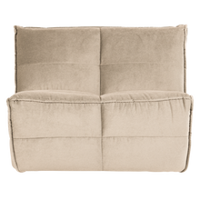 Charger l'image dans la galerie, CLUSTER 1-SEATER ELEMENT VELVET SOFT BEIGE