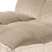 Charger l'image dans la galerie, CLUSTER 1-SEATER ELEMENT VELVET SOFT BEIGE