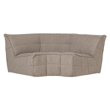 Laden Sie das Bild in den Galerie-Viewer, CLUSTER CORNER ELEMENT BOUCLE KHAKI BROWN