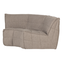 Laden Sie das Bild in den Galerie-Viewer, CLUSTER CORNER ELEMENT BOUCLE KHAKI BROWN