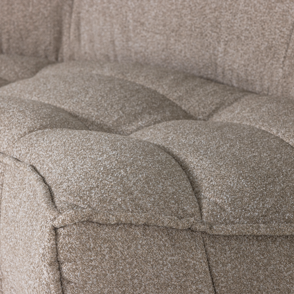 CLUSTER CORNER ELEMENT BOUCLE KHAKI BROWN