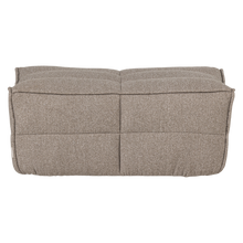 Laden Sie das Bild in den Galerie-Viewer, CLUSTER HOCKER BOUCLE KHAKI BRUIN