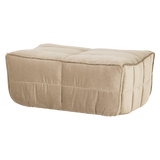 CLUSTER HOCKER VELVET SOFT BEIGE