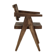 Laden Sie das Bild in den Galerie-Viewer, ROSALIA - chair - mango wood / rattan - L 53 x W 51 x H 80 cm - brown