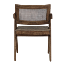 Laden Sie das Bild in den Galerie-Viewer, ROSALIA - chair - mango wood / rattan - L 53 x W 51 x H 80 cm - brown