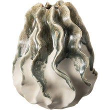 Charger l'image dans la galerie, Capo - Vase Grønn, Beige 21.5x21.5x26cm