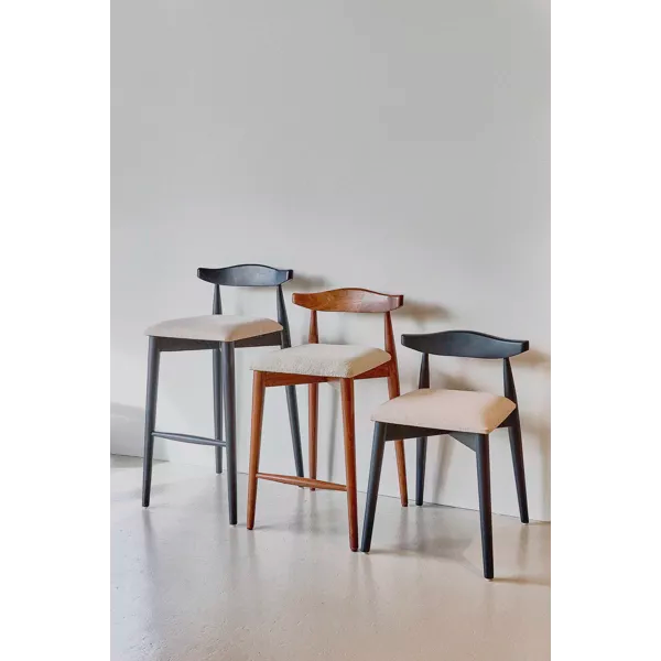 MANDELA - counter chair - mango wood