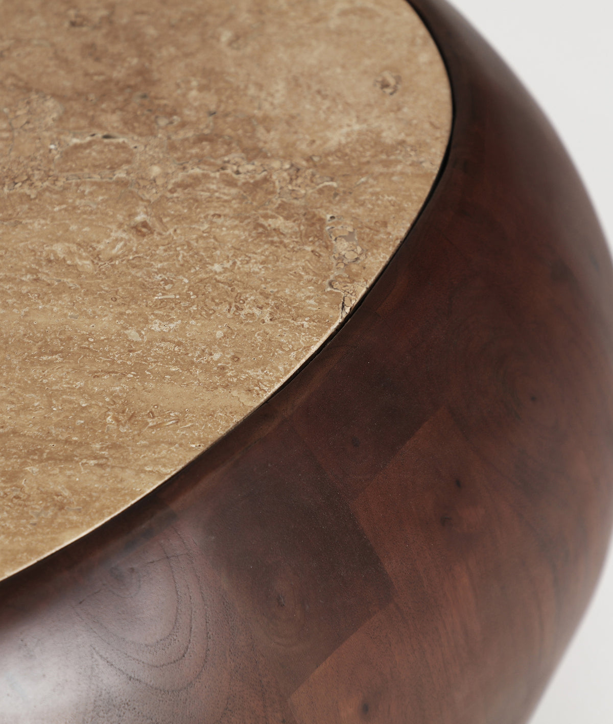 Mango/Travertine Coffee Table