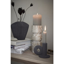 Laden Sie das Bild in den Galerie-Viewer, Ellia candlestick 9X9X23 cm. Linen
