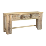 Console table wood 208x51x92