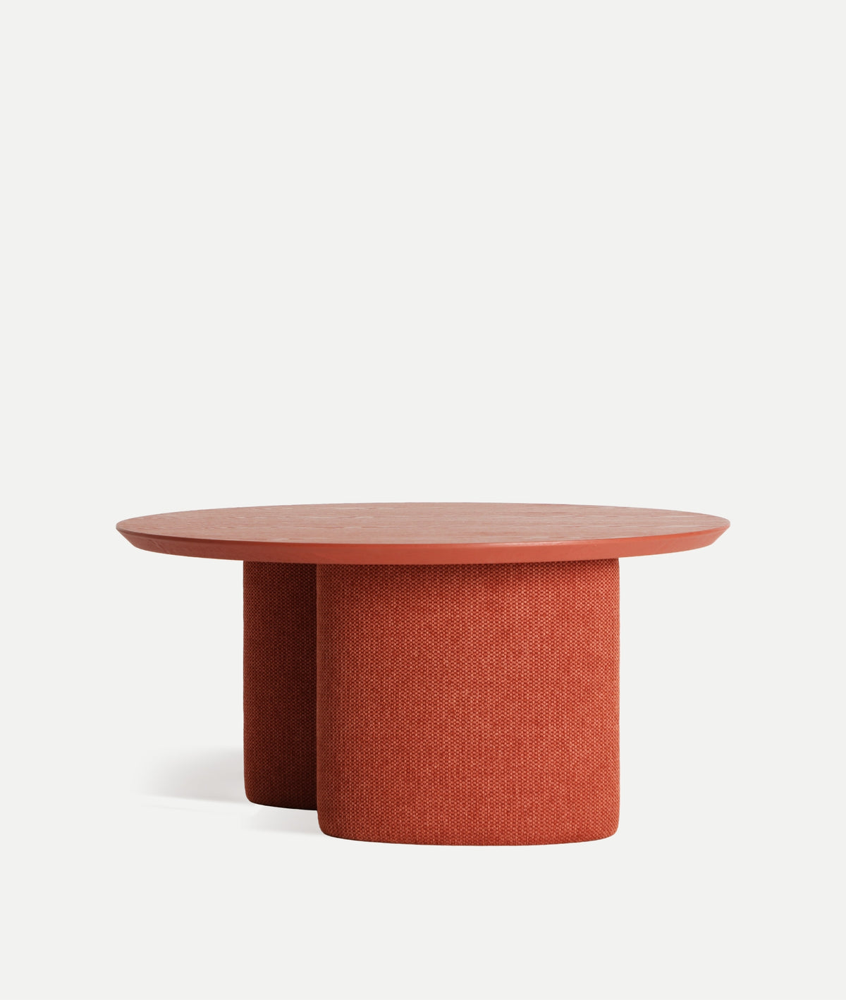Foam coffee table front view