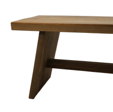 Load image into Gallery viewer, Rectangular Bench-140x35x45-Natural-Teak